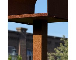 Voederpaal CORTEN - CORTENSTAAL - Excl. Vogelvoederhuis