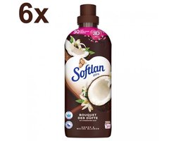 Softlan Ultra Kokos Wasverzachter Bundel 6 x 650 ml – 3D Geurtechnologie – Langdurige Frisheid – 186 Wasbeurten