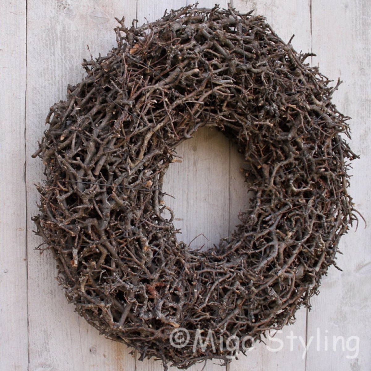 MigoStyling - Bonsai Krans - Naturel - Landelijk - Dia 40 cm - Sfeervol