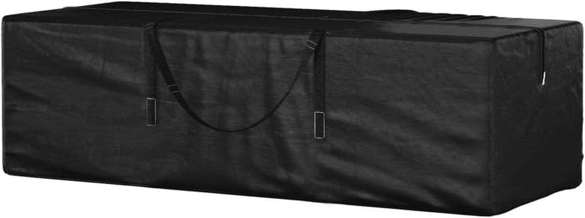Opbergtas Tuinkussens - Kussenhoes Buiten - Kussens Beschermen - Water- en uv-bestendig - 135 cm - Zwart