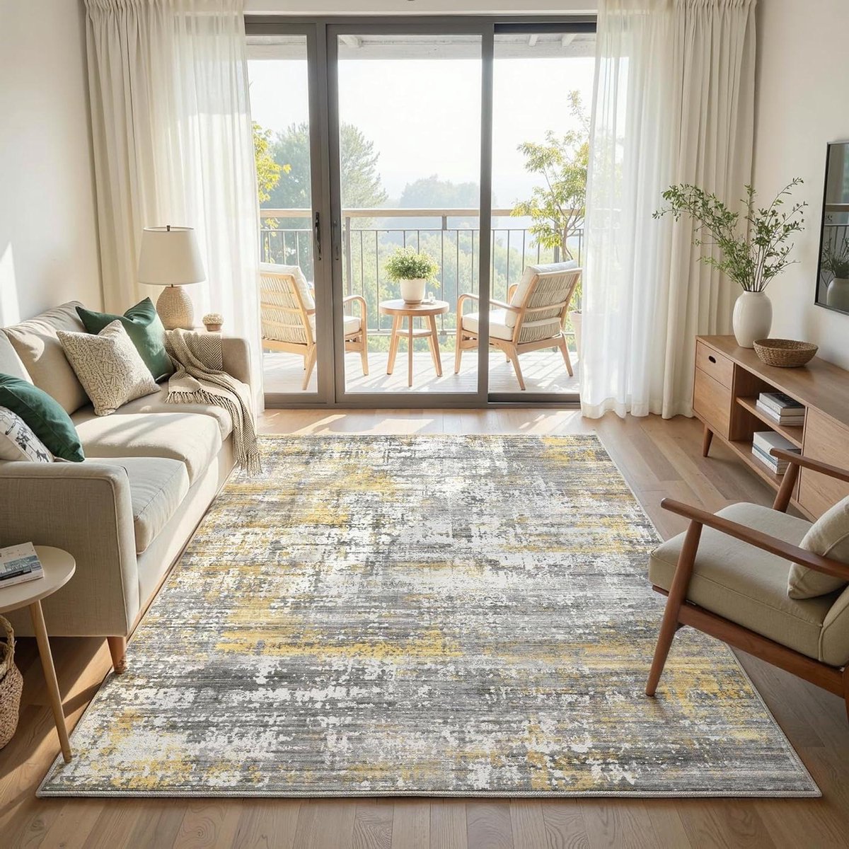 Woonkamer Tapis - Vloerkleed Slaapkamer - Moderne Inrichting - Machinewasbaar - 160x230 cm