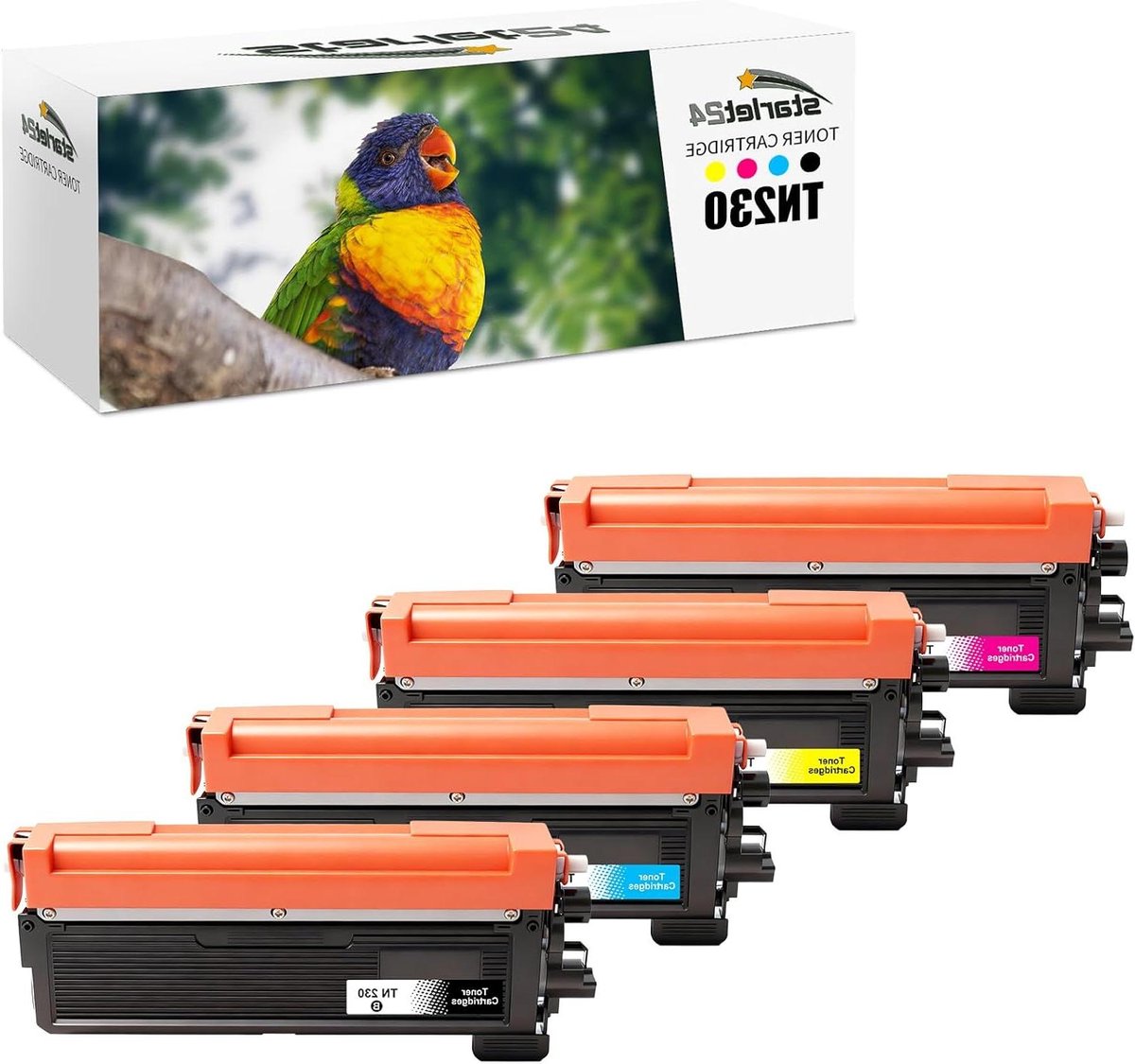 Toner Cartridges - Inkt Cartridges - Documenten Printen - 4 Stuks Set - 2200/1400 Pagina's - Kleuren