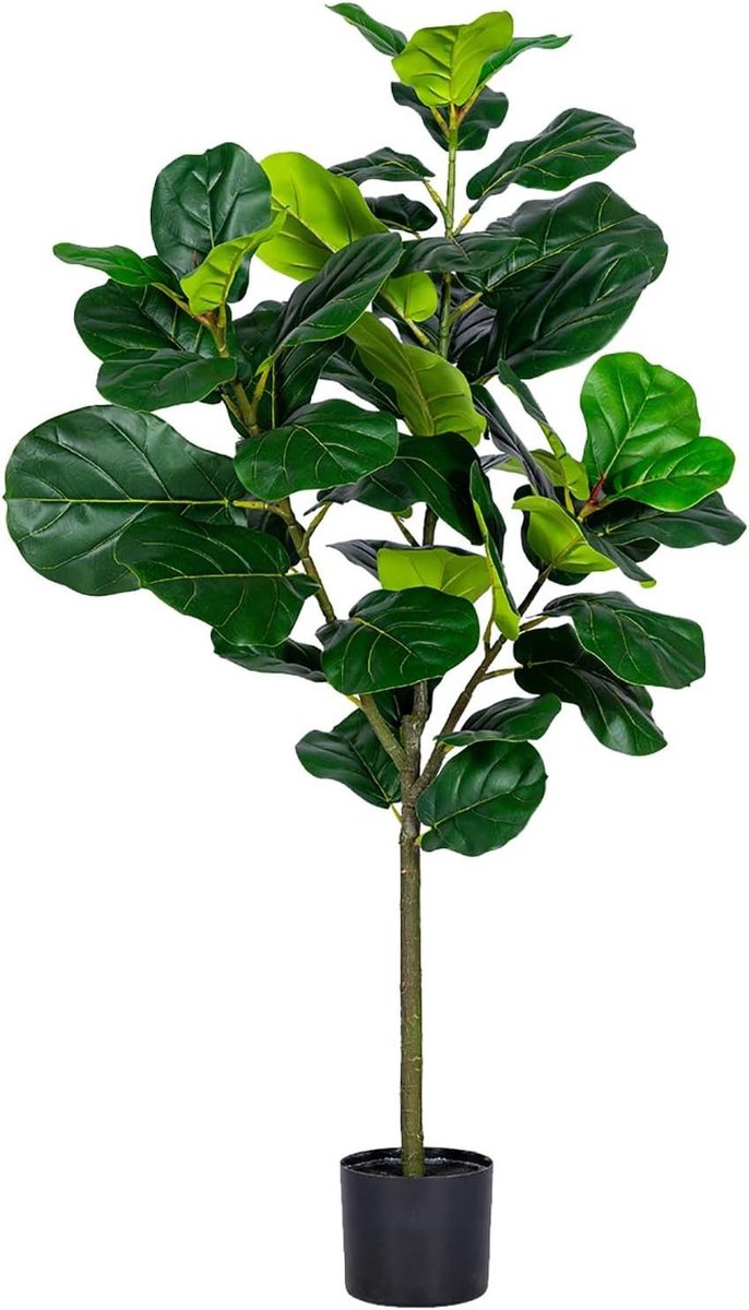 Kunstmatige Vijgenboom - Zijde Plant - Woonkamer Decoratie - Realistische Bladeren - 75 cm