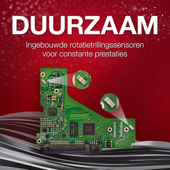Interne Harde Schijf - Opslag Schijf - Data Opslag - Voor NAS Systemen - 4 TB - Grijs van Interne Harde Schijf — afbeelding 5