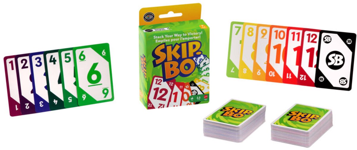 Skip-Bo - Kaartspel - Voor 2-6 Spelers - Verkenning van Strategie — afbeelding 8