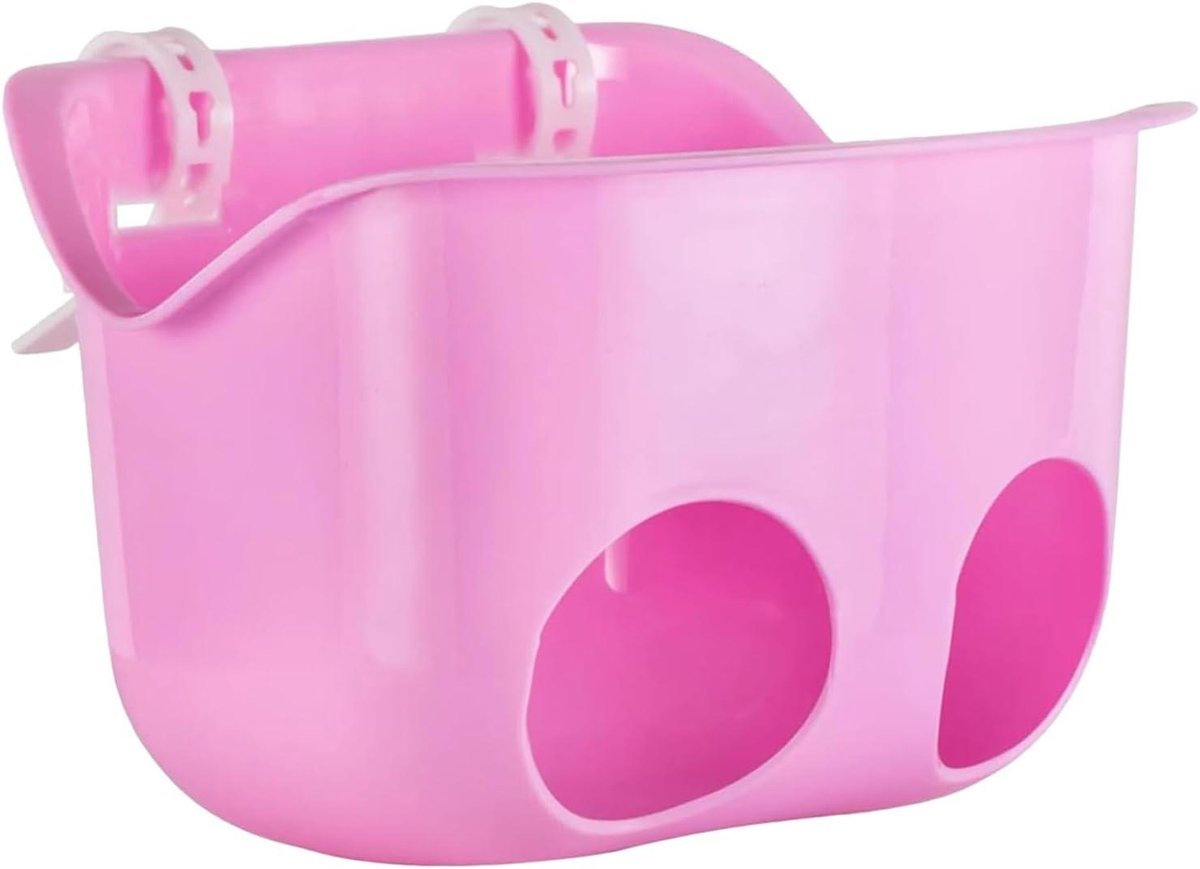 Poppen Fietsstoeltje - Draagmand Speelgoed - Poppen Vervoeren - Flexibele Bevestiging - 25 cm - Roze