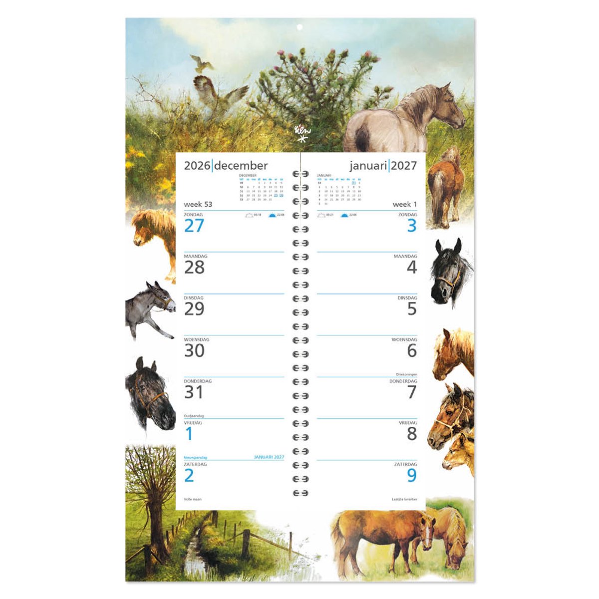 Rien Poortvliet Omlegweek Op Schild 2027 Paarden