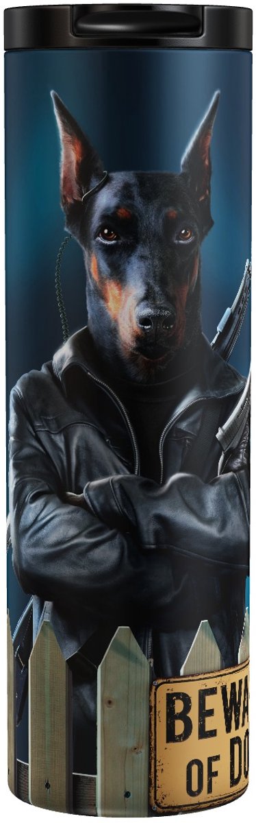Beware Of Dog Dobermann - Thermobeker 500 ml