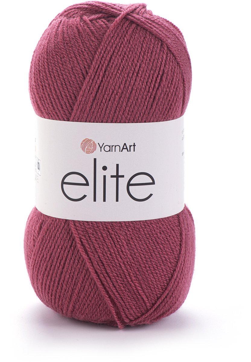 YarnArt Elite Garen – Premium Acryl Breigaren & Haakgaren voor Dekens, Truien en Accessoires - 100g / 300m - Kleur 219