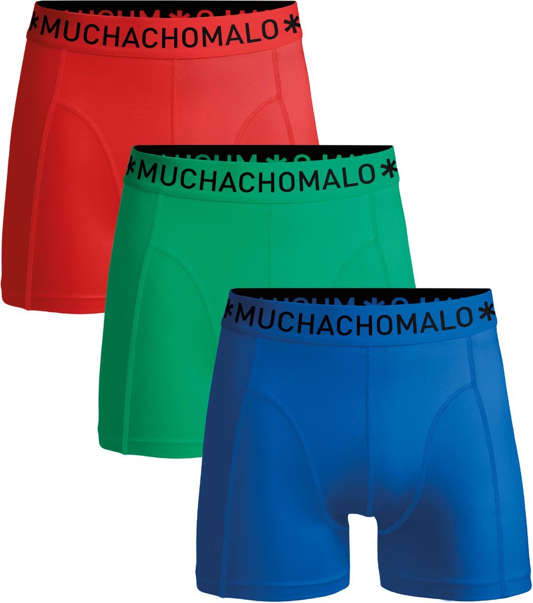 Muchachomalo Boys Boxershorts – 3 Pack – 95% Katoen – Normale Lengte – Jongens Onderbroeken