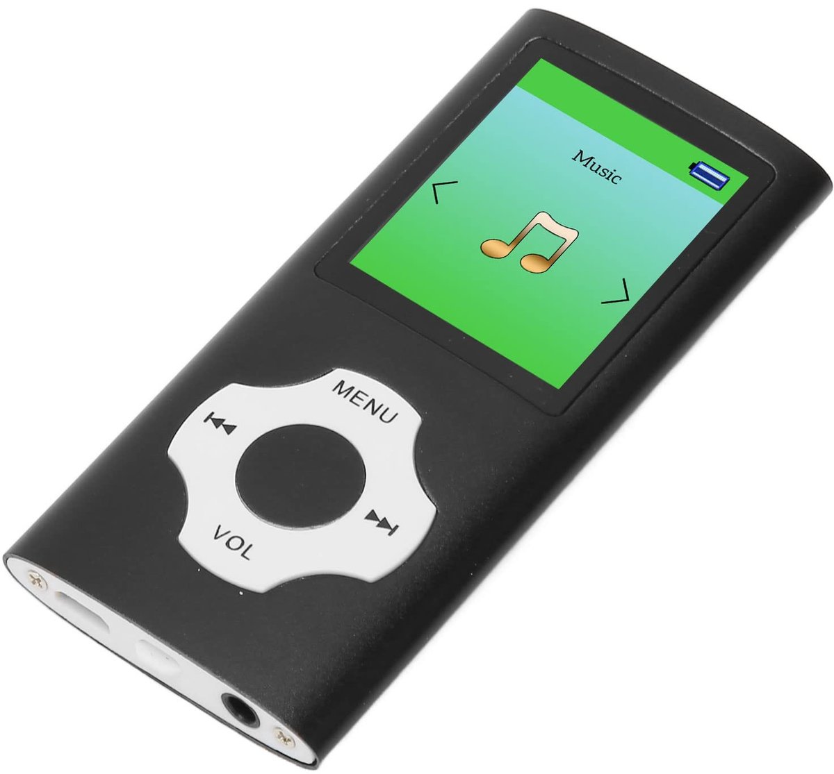 Dailygoody - Mp3-speler - Bluetooth muziekspeler - Verliesloos geluid - Zwart - Draagbare hifi muziekspeler - Ondersteunt FM-radio - Geschikt voor muz.