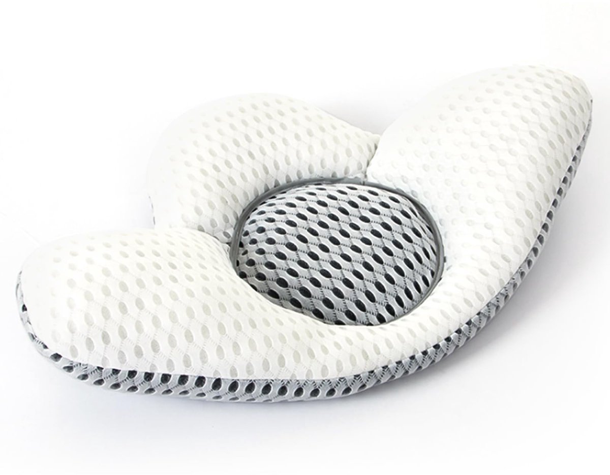 OmGoods - Dailygoody - Lendenkussen voor bed - Driehoekige ondersteuning - Lichtgewicht en comfortabel - Veelkleurig - Slaapkussen voor rugklachten - Geschikt v.