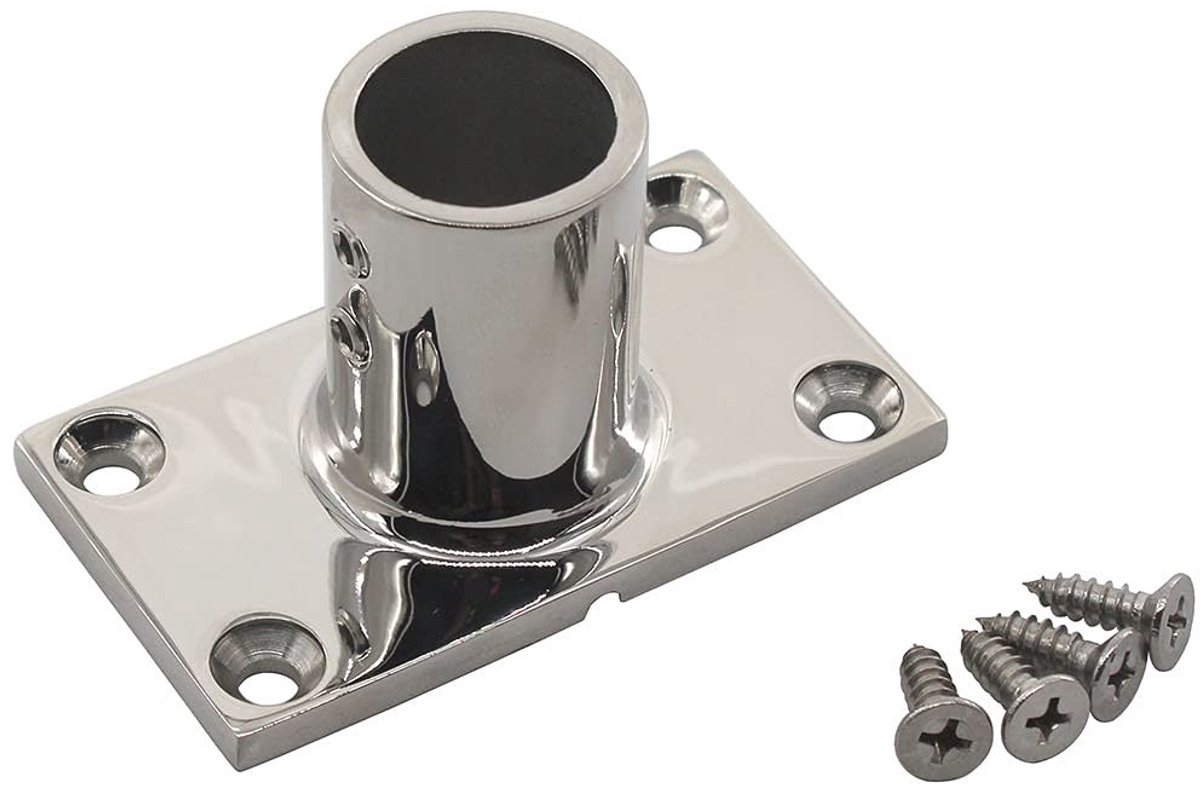 OmGoods - Dailygoody - 90 Degree Tube Base - Heavy Duty Flange - 1 inch - Hand Rail Fitting - Voor buisdiameter 25mm - 1 stuk