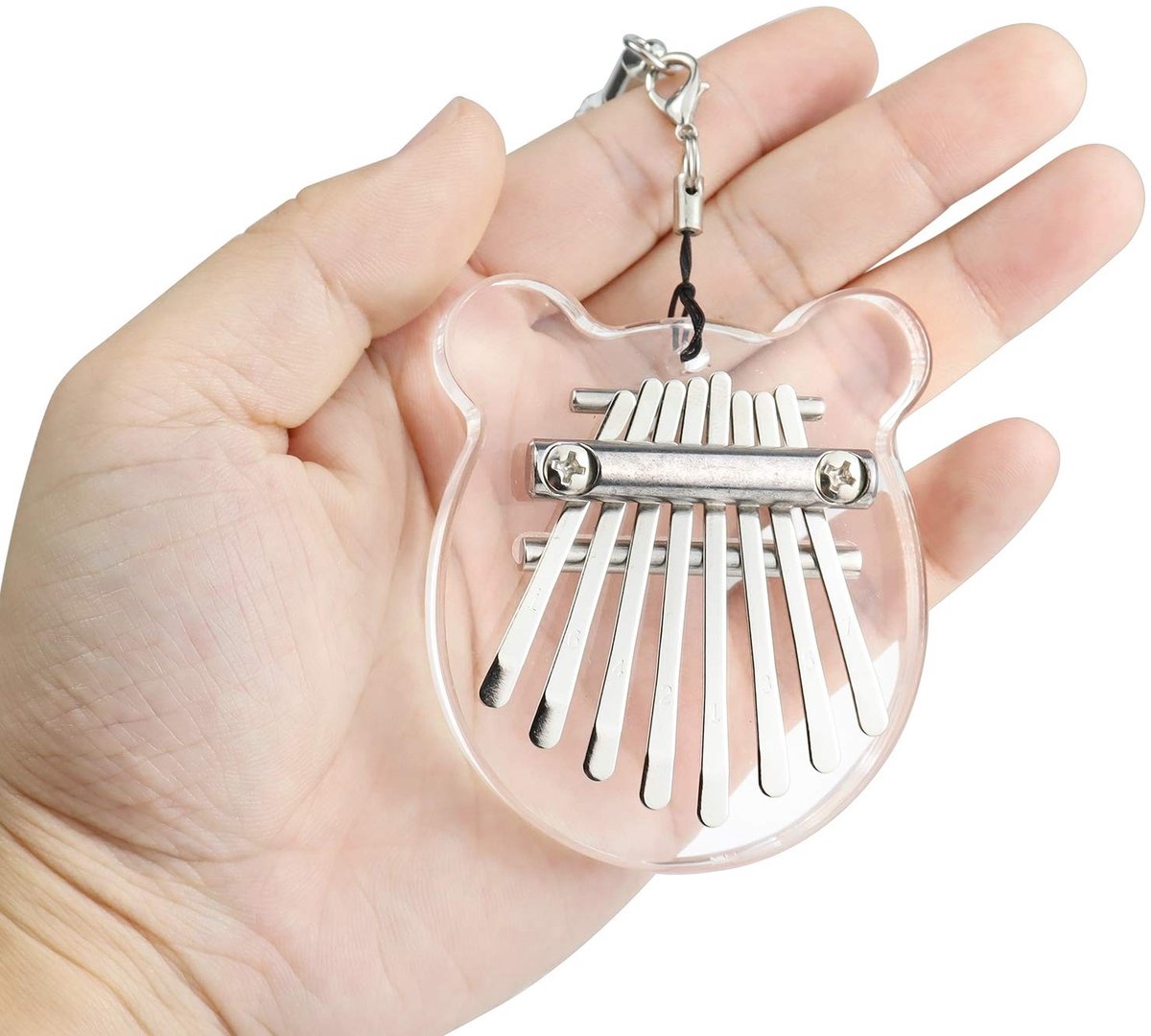 Duimpiano - Mini Kalimba - Prachtig geluid - Transparant - Geschikt voor beginners - Leuke muziekinstrument - Perfect voor cadeau