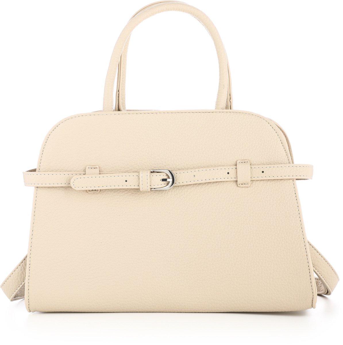 Michelle Bags & Accessoires - Dameshandtas - Beige - PU - 20x30 cm