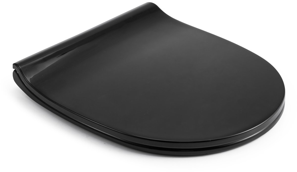 Mesa Living - softclose toiletbril - WC-bril softclose - zwarte WC-bril