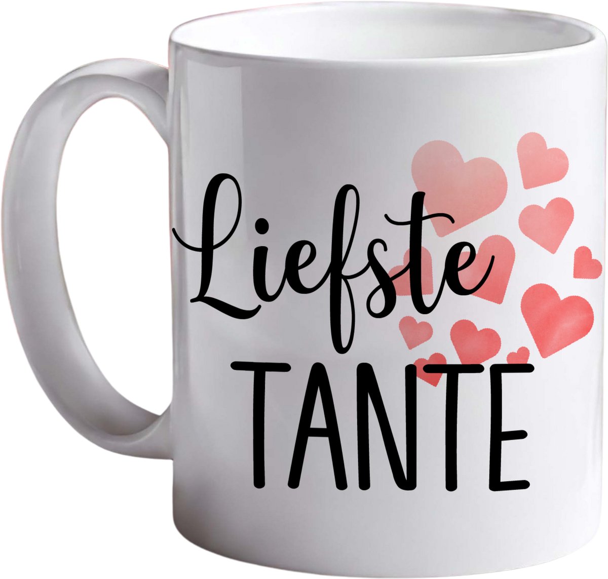 Liefste Tante Mok - Cadeau - Corel Hartjes - Liefste Tante - Gratis Inpak Service