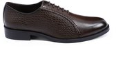 ALLTHEMEN Heren Zakelijke Spitse Neus Veterschoenen - Combinatieleer - 45