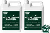 The Green Junk - 100% Natuurlijk Wasmiddel 5L Navulling (2-pack) - Zonder Synthetisch Parfum - Wasmiddel Sensitive - Vloeibaar Baby Wasmiddel - Voordeelverpakking - 334 Wasbeurten