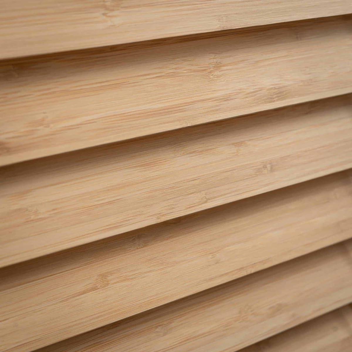 Bamboe Jaloezieën - Raambekleding Luxaflex - Lichtregeling - 50mm Lamellen - 105 x 250 cm - Naturel