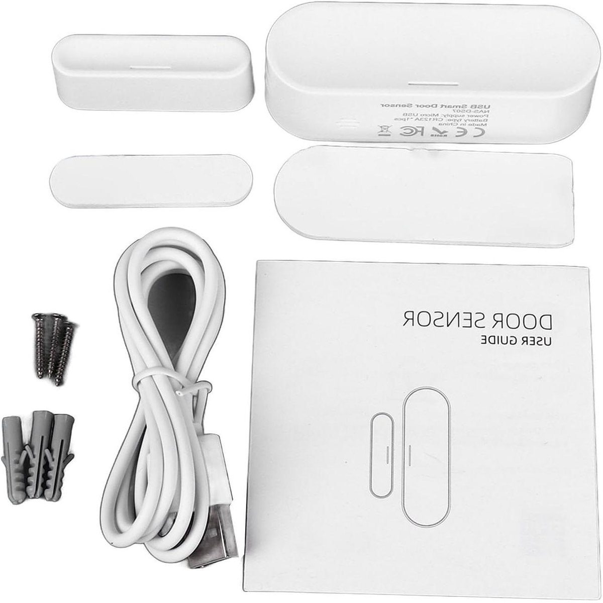 Draadloze Deur Sensor - Raam Melder - Huis Beveiligen - Directe Meldingen - 10x9x5 cm - Wit