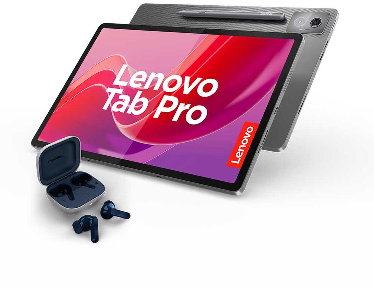 Lenovo Idea Tab Pro - 128GB - Grijs - 8GB RAM + Tab Pen Plus + MOTO buds