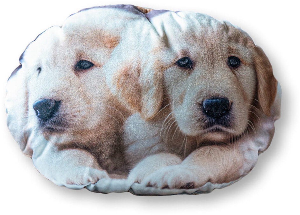 Labrador Puppies - Gevuld Sierkussen - Zacht kussen - Hond