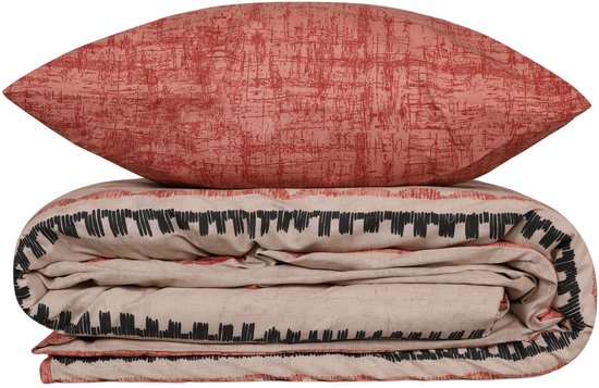 L'Essentiel Maison - Dekbedovertrek - Ranforce - Terracotta - 240x220 — afbeelding 5