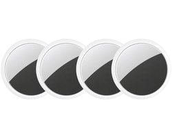 Guardyan® Pro GPS Tracker Wit- Apple Find My - Koffer Tracker - GPS tracker - Bagage tracker - Sleutelvinder - Keyfinder voor sleutels - Sleutelzoeker - Sleutelhanger geschikt voor AirTag - 4 Stuks