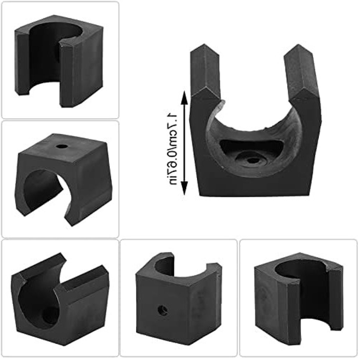 Draagbare Billiard Cue Houder - 6 Stuks Wandmontage Organizer voor Pool Sticks, Billiard Accessoires en Cue Rack
