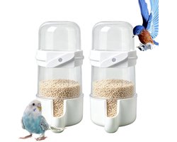 Vogel Water Dispenser - Drinkfontein Vogels - Vogels Hydrateren - Automatisch Snap-Lock - 200 ml - Doorzichtig