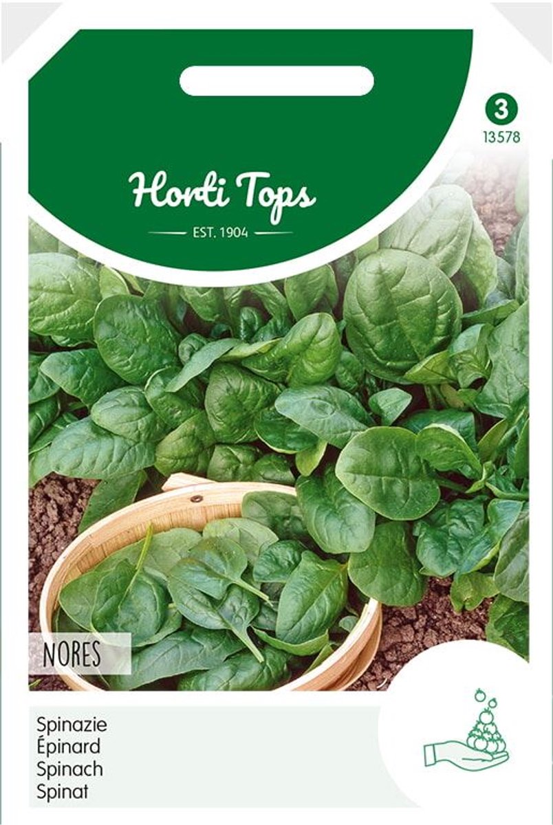 Hortitops Zaden - Spinazie Nores (Type Viking) 50Gr