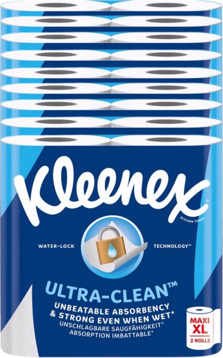 Kleenex Keukenpapier - XL Keukenrol - 9 x 2 Rollen