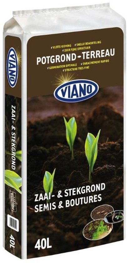 Maak je eigen zaaigrond of bestel hier de beste 6 Zaai en stekgrond met zand - 40L
