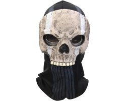Ghost Mask - Skull Mask - Cosplay Kostuum - Uniek Design - One Size - Wit