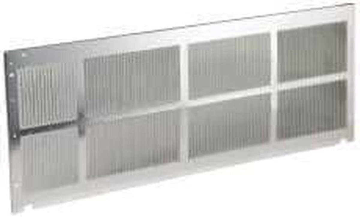 Buitenrooster - Exterieur rooster - Ventilatie - Roestvrij staal - 109.2 x 43.2 x 5.1 cm - Metaal
