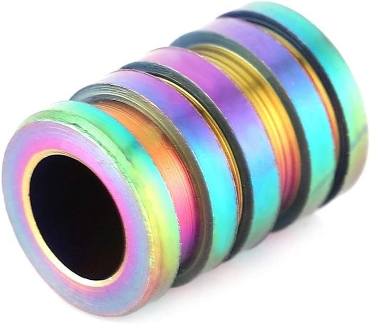 Titanium Lanyard Bead voor Mes, Paracord Bead en EDC Pendant - Ideaal voor Outdoor Activiteiten en Survival Gear