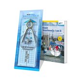 ANWB Cursusboek Klein Vaarbewijs 1 en 2 - 2026 - met 200 Online Oefenvragen - Koersplotter en Kaartpasser (Portland Course Plotter Pack)
