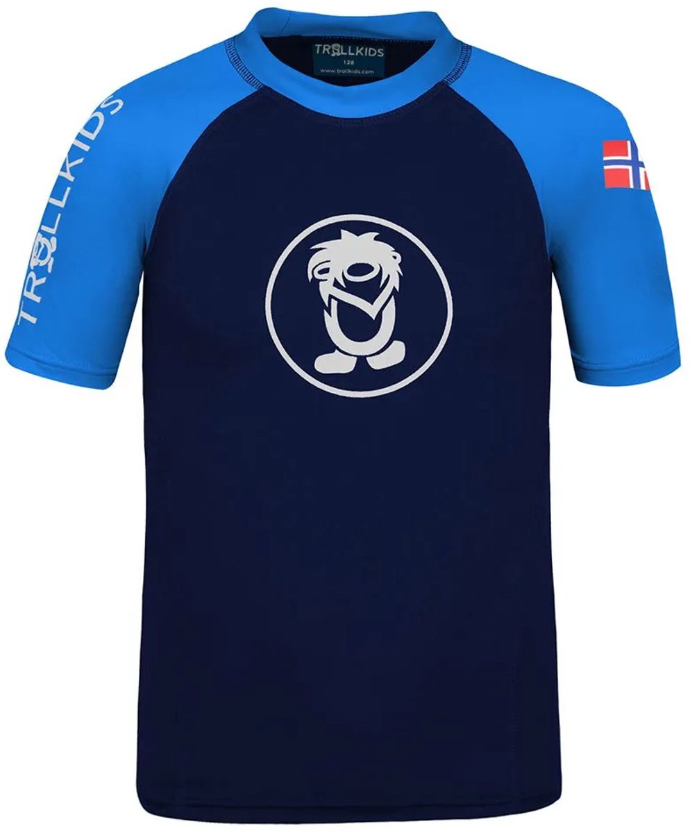 Trollkids Kvalvika T-shirt Met Korte Mouwen cm Kinderen Marineblauw