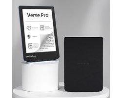 PocketBook Verse Pro Azure e-reader – Inclusief Zwart Hoesje (shell cover) – Voordeelbundel