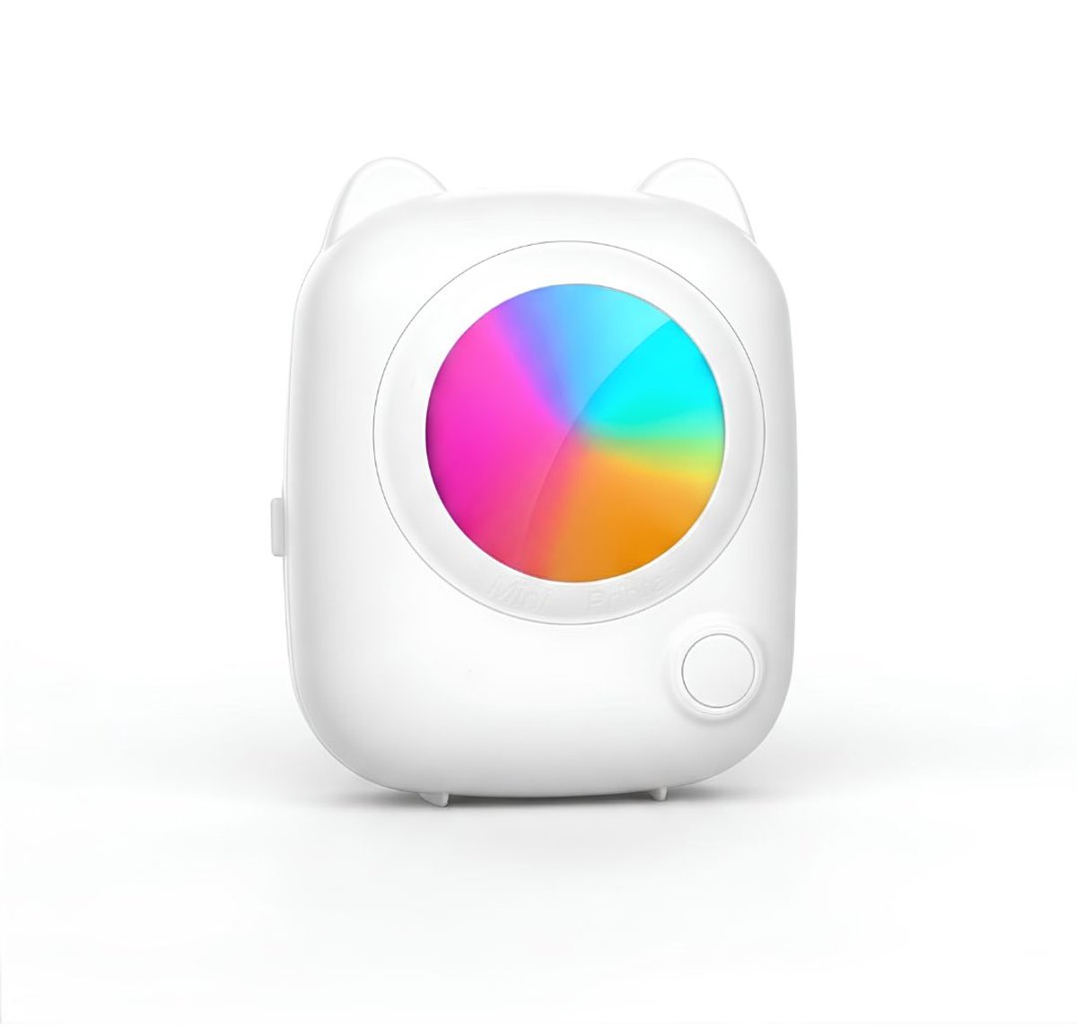 DnA® Mini Printer - Fotoprinter - Mobiele Fotoprinter - Fotoprinter Voor Smartphone - Mini printer Voor Mobiel - Wit - 10cm x 9cm x 5cm