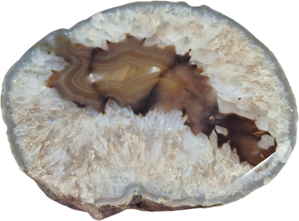 Agaat schijf - 375 gram