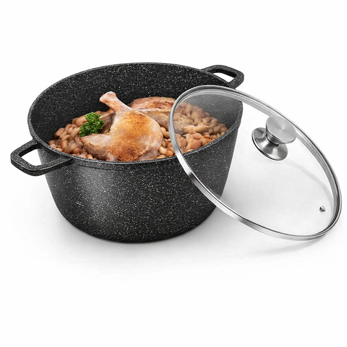 Kadirelli Braadpan - Ø24 cm - Zwart - Inductie