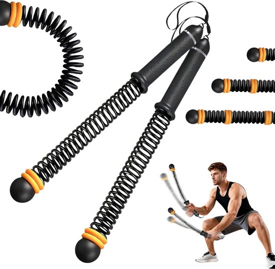 2PCS Ropeless Battle Ropes for Hoe Gy, Battle Ropes for Working Out