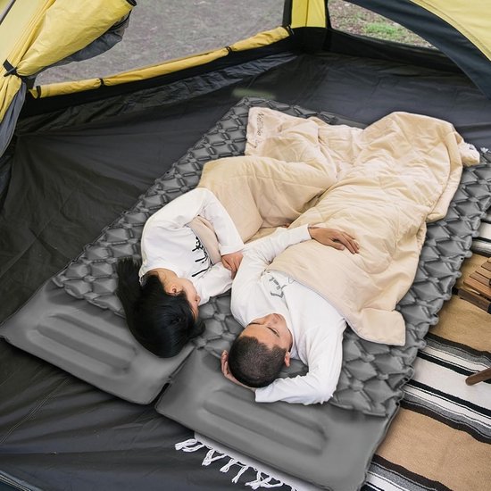 Opblaasbare Campingmat - Slaapmat Kamperen - Buiten Slapen - Automatisch Opblaassysteem - 190 x 120 cm - Enkele attribuut van Merkloos — afbeelding 3
