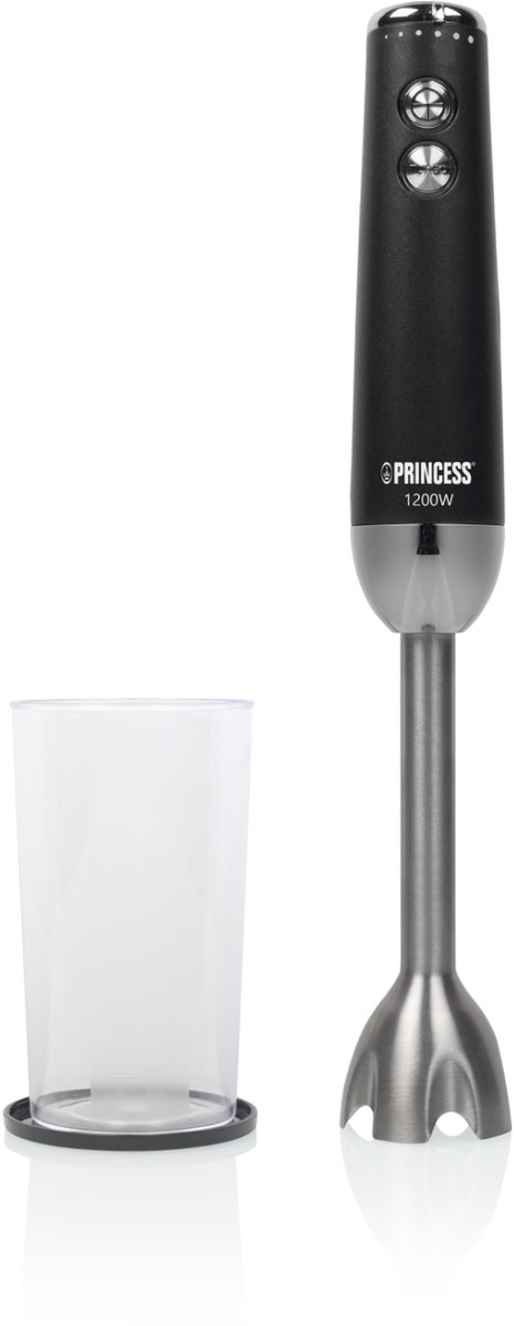 Bol.com Princess 221229 Staafmixer - Hand blender - Extra krachtig - 1200 Watt - Variabele snelheid aanbieding
