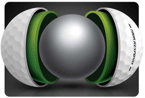 TaylorMade Tour Response Stripe Golfballen 2026 - Wit - 12 Stuks van Merkloos — afbeelding 5