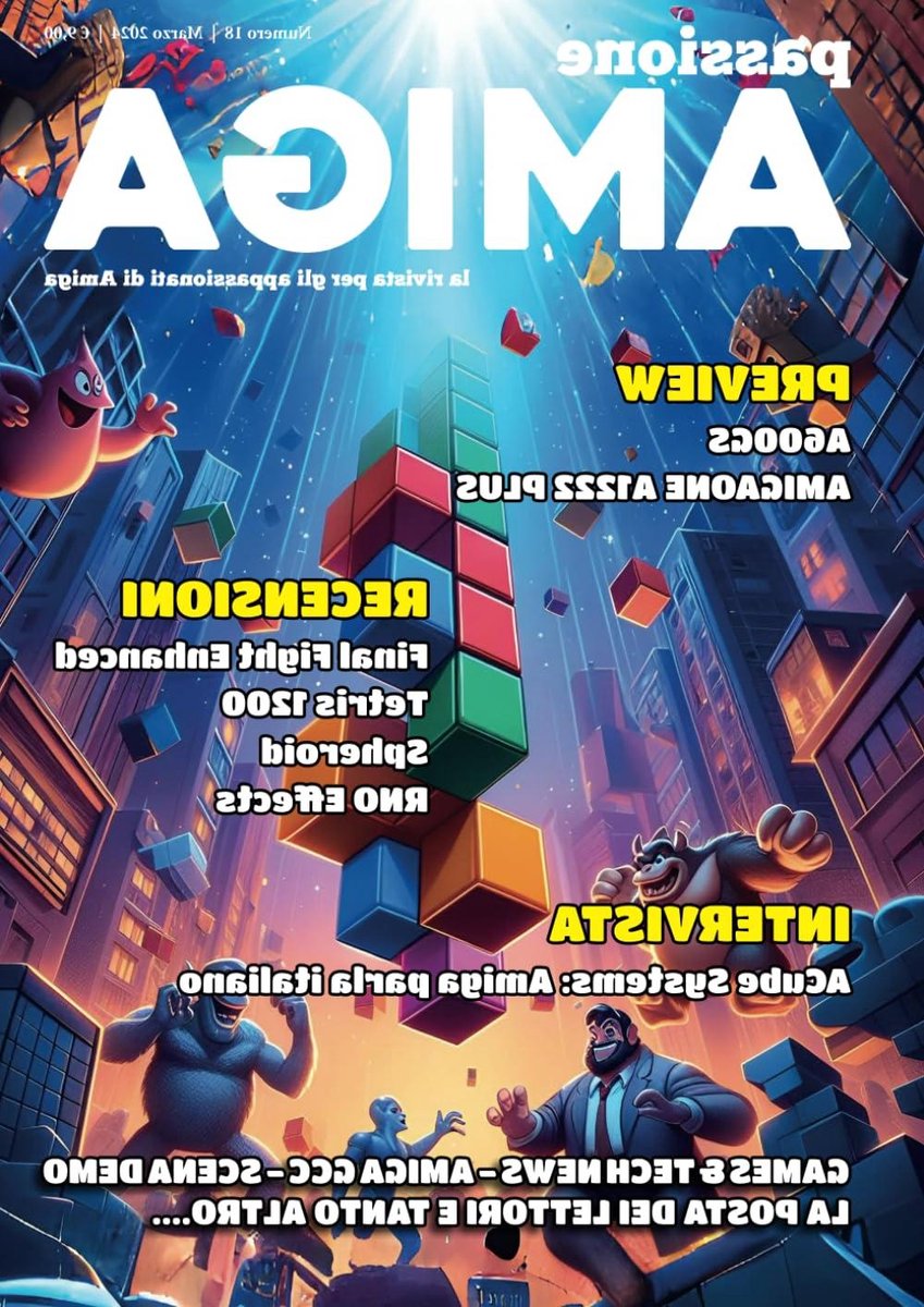 Amiga Magazine - Computer Tijdschrift - Retro Computing - Volledig Kleur A4 - 47 Pagina's - Kleur