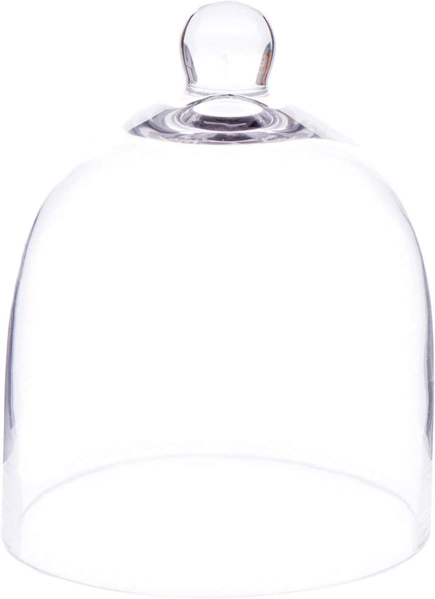 Glazen Koepel - Display Dome - Decoratief Display - Handgeblazen Glas - 15x17 cm - Transparant