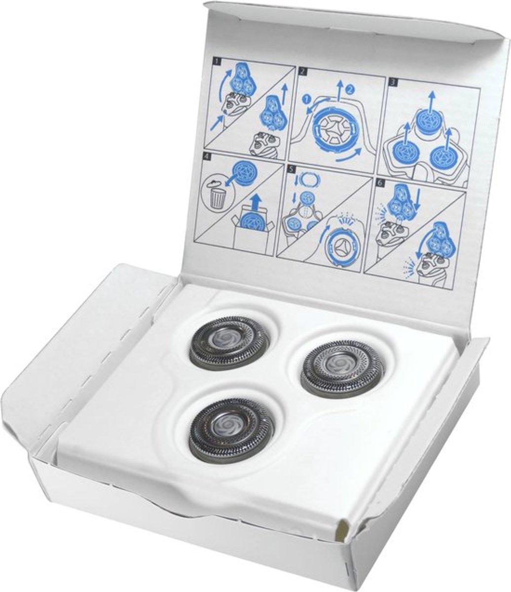 PHILIPS - SCHEERKOPPEN - SH91/70 - V-TRACK PRECISION - SHAVER SERIES 9000 - (blister 3pcs) - 300008098271